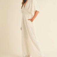 MABLE Fluffy Deep V Neck Wide Leg Jumpsuit-Jumpsuits-Trendsi-[option4]-[option5]-[option6]-[option7]-[option8]-Shop-Boutique-Clothing-for-Women-Online