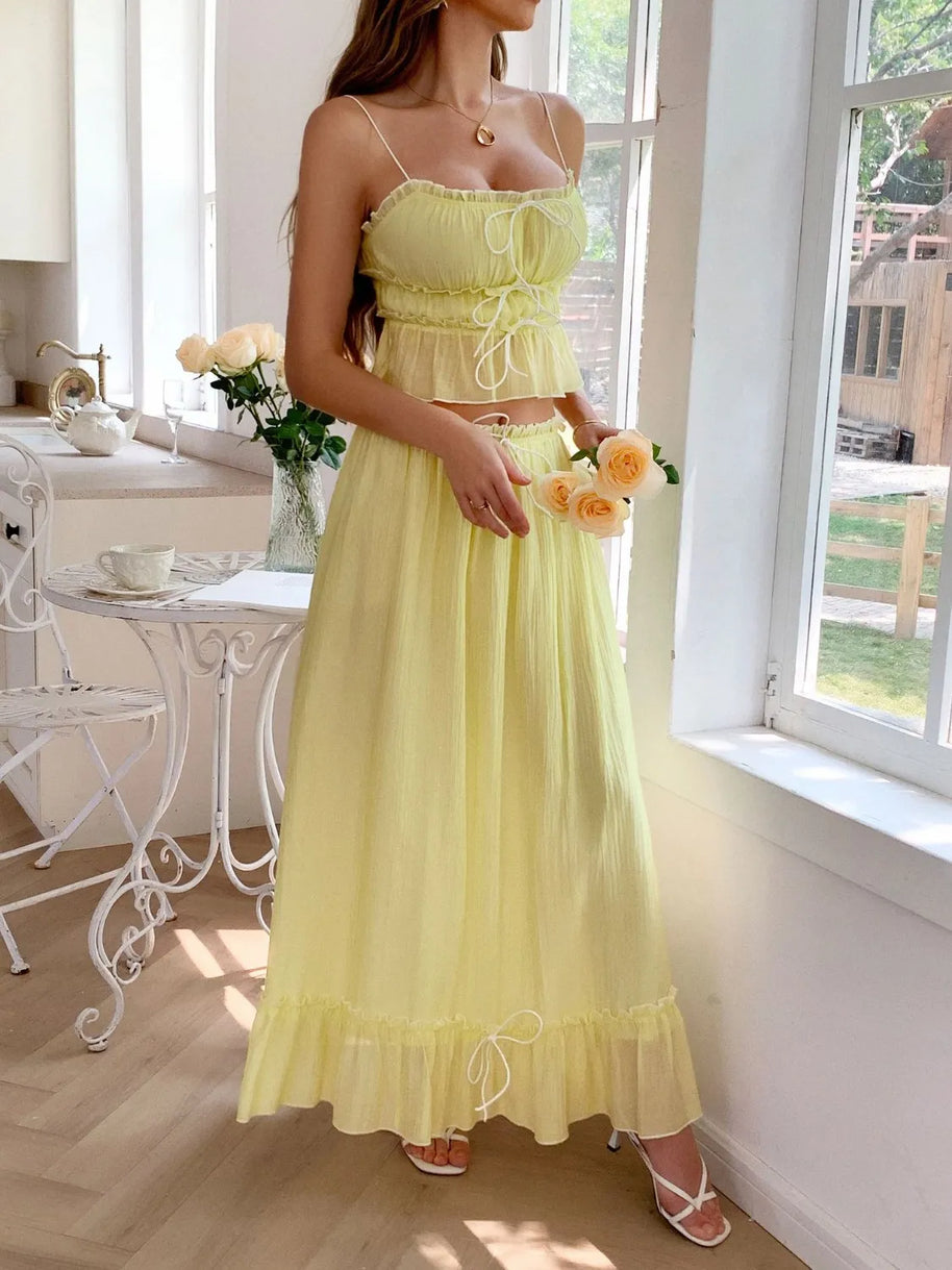 Frill Square Neck Cami and Skirt Set-outfit-Trendsi-[option4]-[option5]-[option6]-[option7]-[option8]-Shop-Boutique-Clothing-for-Women-Online