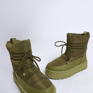 Pacos High Ankle Chunky Snow Boots-Rag Company-Khaki Green-US-5 / UK-3 / EU-36-[option4]-[option5]-[option6]-[option7]-[option8]-Shop-Boutique-Clothing-for-Women-Online