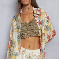 POL Floral Print Button Down Long Sleeve Shirt-Blouses-Trendsi-[option4]-[option5]-[option6]-[option7]-[option8]-Shop-Boutique-Clothing-for-Women-Online