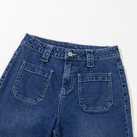 Denim Patch Pocket Wide Leg Jeans-JUNIPER BLVD-[option4]-[option5]-[option6]-[option7]-[option8]-Shop-Boutique-Clothing-for-Women-Online