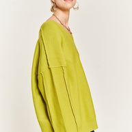 V-NECK OVERSIZED SWEATER PLUS SIZE-Jade By Jane-[option4]-[option5]-[option6]-[option7]-[option8]-Shop-Boutique-Clothing-for-Women-Online