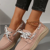 Lace Up Round Toe Sneakers-Sneakers-Trendsi-[option4]-[option5]-[option6]-[option7]-[option8]-Shop-Boutique-Clothing-for-Women-Online