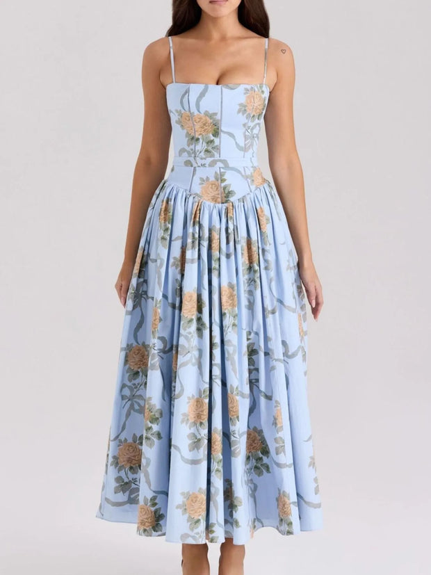 Floral Print Square Neck Cami Maxi Dress-Dresses-Trendsi-[option4]-[option5]-[option6]-[option7]-[option8]-Shop-Boutique-Clothing-for-Women-Online