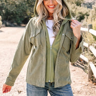 Textured Knit Pocketed Drawstring Hooded Jacket-JUNIPER BLVD-[option4]-[option5]-[option6]-[option7]-[option8]-Shop-Boutique-Clothing-for-Women-Online