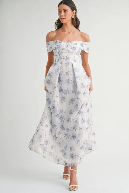MABLE Floral Printed Off Shoulder Maxi Dress-Dresses-Trendsi-[option4]-[option5]-[option6]-[option7]-[option8]-Shop-Boutique-Clothing-for-Women-Online