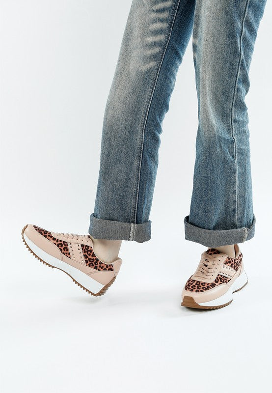 Lepark Real Leather Leopard Print Sneakers-Rag Company-[option4]-[option5]-[option6]-[option7]-[option8]-Shop-Boutique-Clothing-for-Women-Online