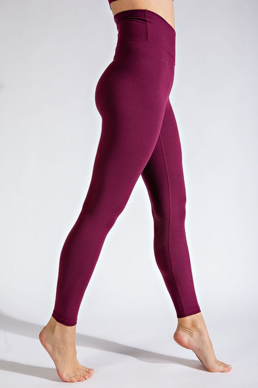 Rae Mode V Waist Full Length Leggings-Rae Mode-[option4]-[option5]-[option6]-[option7]-[option8]-Shop-Boutique-Clothing-for-Women-Online
