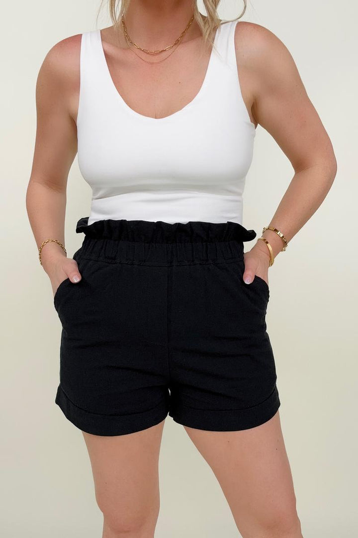 Knot Front Cropped Top and Shorts Set-Shorts Sets-Kiwidrop-[option4]-[option5]-[option6]-[option7]-[option8]-Shop-Boutique-Clothing-for-Women-Online