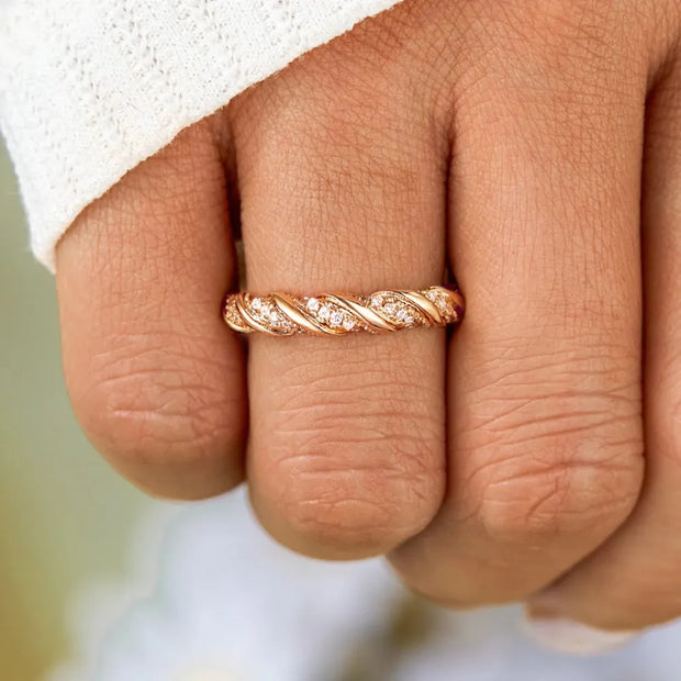 925 Sterling Silver Inlaid Zircon Ring-RINGS-Trendsi-[option4]-[option5]-[option6]-[option7]-[option8]-Shop-Boutique-Clothing-for-Women-Online