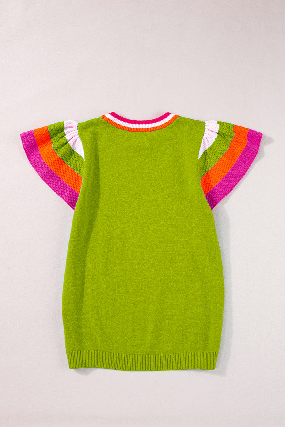 Color Block Round Neck Knit Top-Trendsi-[option4]-[option5]-[option6]-[option7]-[option8]-Shop-Boutique-Clothing-for-Women-Online