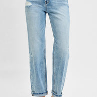RISEN High Rise Ankle Boyfriend Distressed Jeans-Trendsi-[option4]-[option5]-[option6]-[option7]-[option8]-Shop-Boutique-Clothing-for-Women-Online