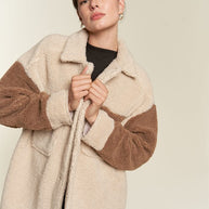 Colorblock Sherpa Jacket-Jade By Jane-[option4]-[option5]-[option6]-[option7]-[option8]-Shop-Boutique-Clothing-for-Women-Online