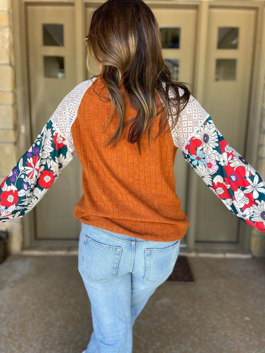 Aston Patchwork Blouse in Four Colors-Womens-Ave Shops-[option4]-[option5]-[option6]-[option7]-[option8]-Shop-Boutique-Clothing-for-Women-Online