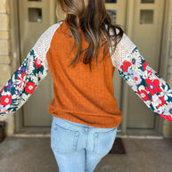 Aston Patchwork Blouse in Four Colors-Womens-Ave Shops-[option4]-[option5]-[option6]-[option7]-[option8]-Shop-Boutique-Clothing-for-Women-Online