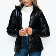 How Dare U Pocketed Zip Up Puffer Jacket with Removable Hood-Coats & Jackets-Trendsi-[option4]-[option5]-[option6]-[option7]-[option8]-Shop-Boutique-Clothing-for-Women-Online