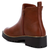 Thorin Metallic Frame Block Heel Boots-Rag Company-[option4]-[option5]-[option6]-[option7]-[option8]-Shop-Boutique-Clothing-for-Women-Online