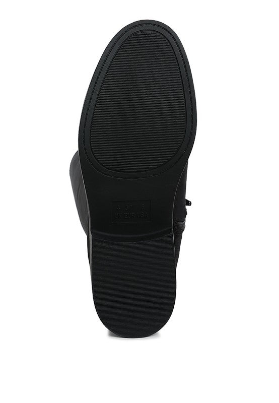 Chiru Round Toe Microfiber Calf Boots-Rag Company-[option4]-[option5]-[option6]-[option7]-[option8]-Shop-Boutique-Clothing-for-Women-Online