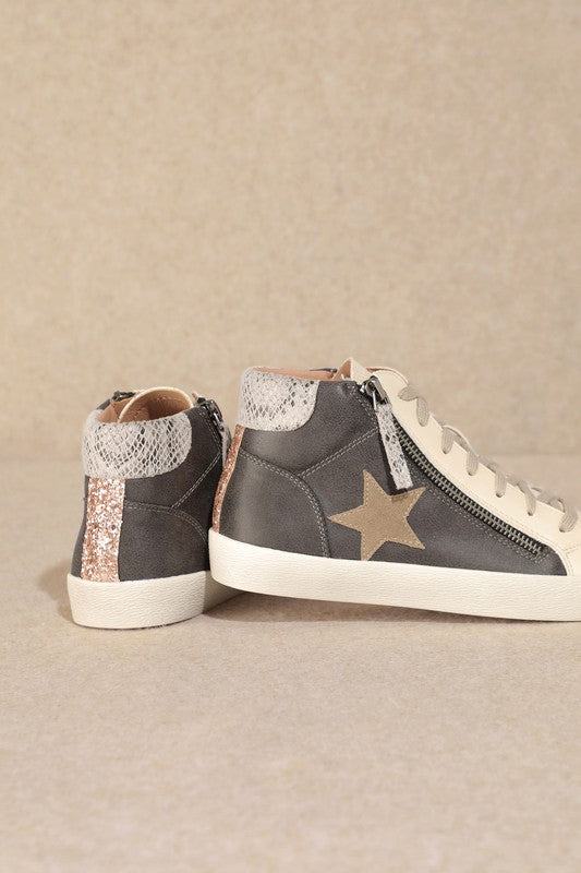 Star, High Top, Sneakers-Let's See Style-[option4]-[option5]-[option6]-[option7]-[option8]-Shop-Boutique-Clothing-for-Women-Online