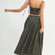 MABLE Floral Crop Top and Skirt Set-sets-Trendsi-[option4]-[option5]-[option6]-[option7]-[option8]-Shop-Boutique-Clothing-for-Women-Online