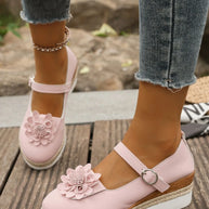 Flower Embellished Mary Jane Loafers-loafers-Trendsi-[option4]-[option5]-[option6]-[option7]-[option8]-Shop-Boutique-Clothing-for-Women-Online