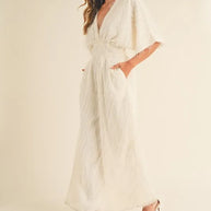 MABLE Fluffy Deep V Neck Wide Leg Jumpsuit-Jumpsuits-Trendsi-[option4]-[option5]-[option6]-[option7]-[option8]-Shop-Boutique-Clothing-for-Women-Online