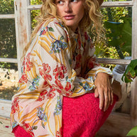 POL Floral Print Button Down Long Sleeve Shirt-Blouses-Trendsi-[option4]-[option5]-[option6]-[option7]-[option8]-Shop-Boutique-Clothing-for-Women-Online