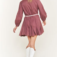 SOLID FLARE SHIRT DRESS-Jade By Jane-[option4]-[option5]-[option6]-[option7]-[option8]-Shop-Boutique-Clothing-for-Women-Online