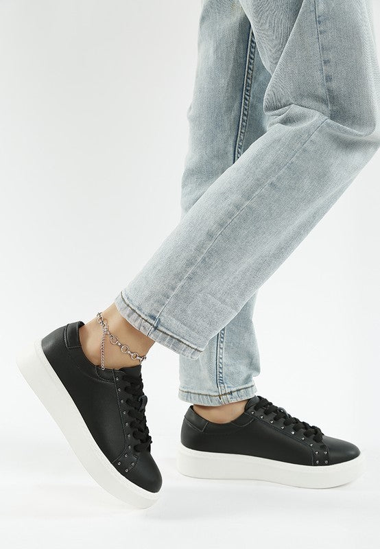Strider Studs Embellished Chunky Sneakers-Rag Company-[option4]-[option5]-[option6]-[option7]-[option8]-Shop-Boutique-Clothing-for-Women-Online