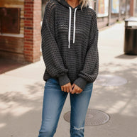 The Snug Edit Fish Net Hoodie-Haptics-[option4]-[option5]-[option6]-[option7]-[option8]-Shop-Boutique-Clothing-for-Women-Online