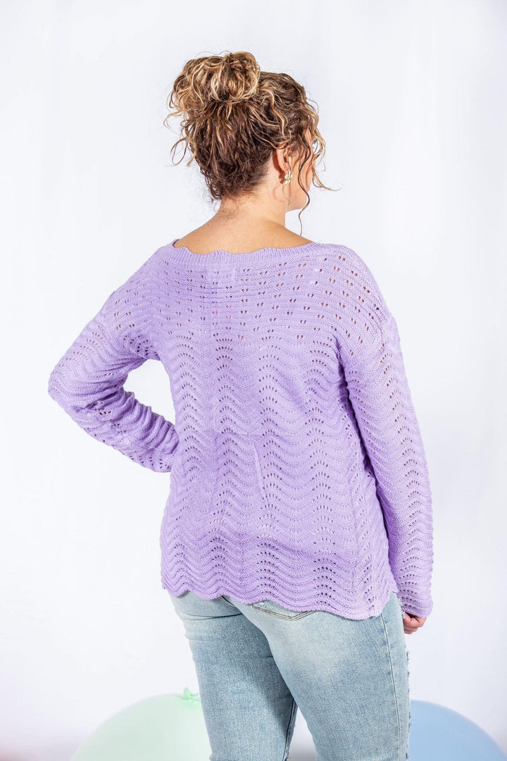 Shirley & Stone Cici Hallow Out Sweater-In Stock Shirley&amp;Stone-Shirley & Stone-[option4]-[option5]-[option6]-[option7]-[option8]-Shop-Boutique-Clothing-for-Women-Online
