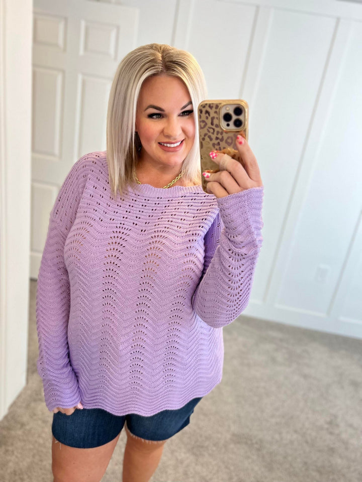 Shirley & Stone Cici Hallow Out Sweater-In Stock Shirley&amp;Stone-Shirley & Stone-[option4]-[option5]-[option6]-[option7]-[option8]-Shop-Boutique-Clothing-for-Women-Online