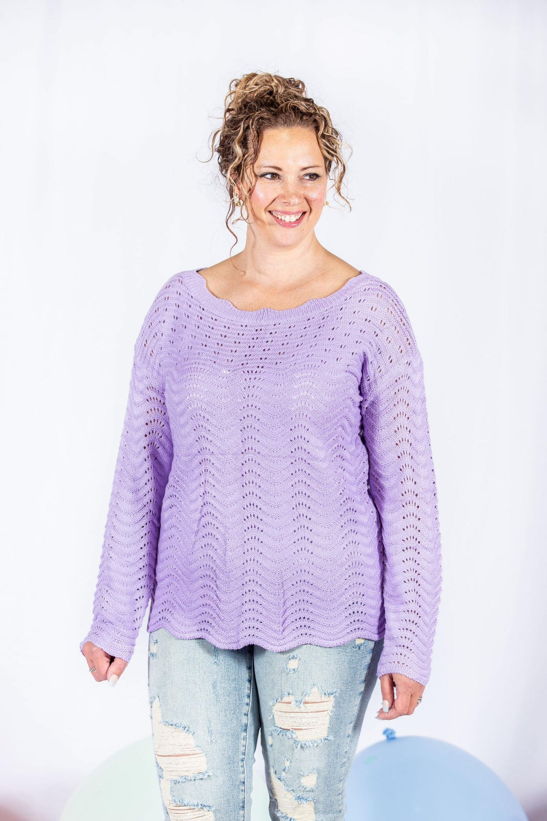 Shirley & Stone Cici Hallow Out Sweater-In Stock Shirley&amp;Stone-Shirley & Stone-#3-Lavender-3XL-[option4]-[option5]-[option6]-[option7]-[option8]-Shop-Boutique-Clothing-for-Women-Online