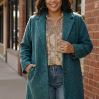 Frosted Teal Dream Coat-First Love-[option4]-[option5]-[option6]-[option7]-[option8]-Shop-Boutique-Clothing-for-Women-Online