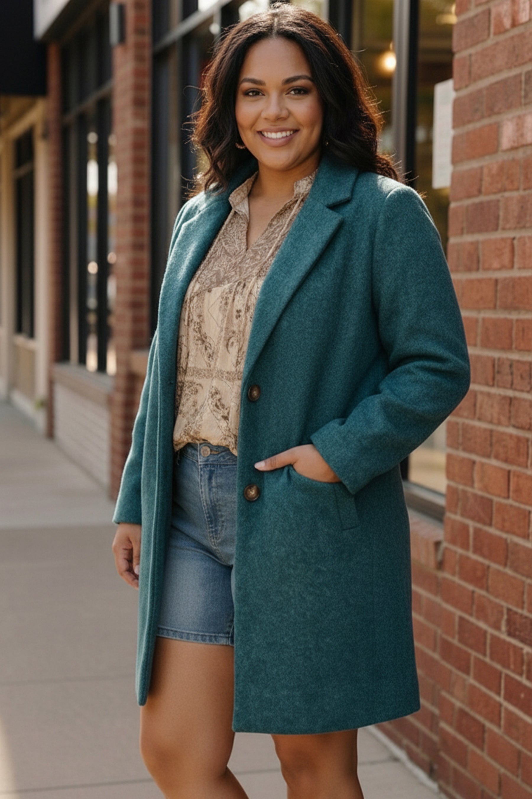 Frosted Teal Dream Coat-First Love-[option4]-[option5]-[option6]-[option7]-[option8]-Shop-Boutique-Clothing-for-Women-Online