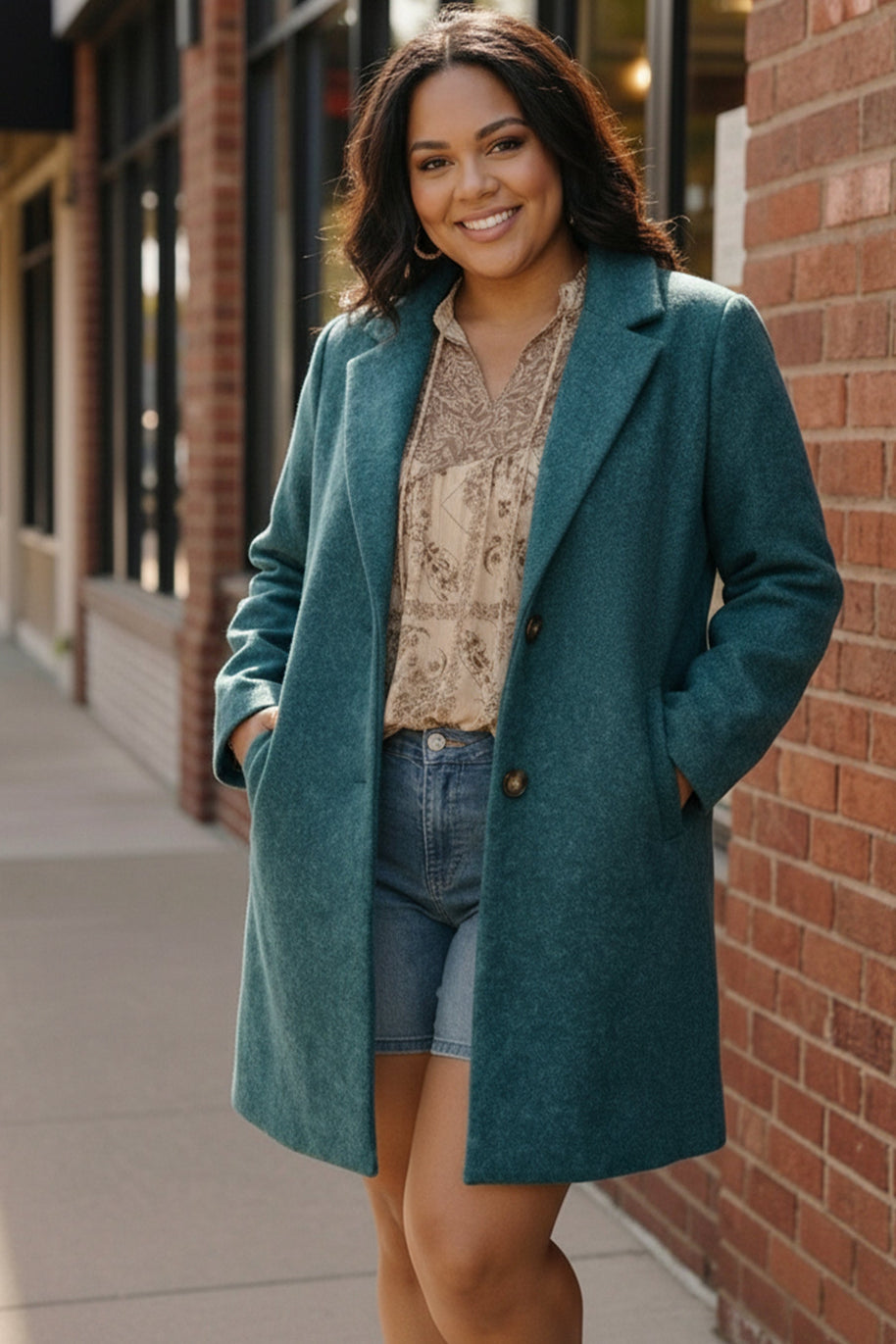 Frosted Teal Dream Coat-First Love-[option4]-[option5]-[option6]-[option7]-[option8]-Shop-Boutique-Clothing-for-Women-Online