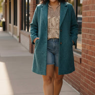 Frosted Teal Dream Coat-First Love-[option4]-[option5]-[option6]-[option7]-[option8]-Shop-Boutique-Clothing-for-Women-Online
