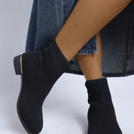 Rosamund Knitted Sock Boots-Rag Company-[option4]-[option5]-[option6]-[option7]-[option8]-Shop-Boutique-Clothing-for-Women-Online