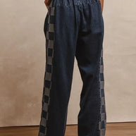 BiBi Washed Denim Mix And Match Long Pants-Jeans-Trendsi-[option4]-[option5]-[option6]-[option7]-[option8]-Shop-Boutique-Clothing-for-Women-Online