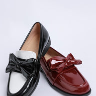 Araminta Classic Chunky Bow Loafers-Rag Company-[option4]-[option5]-[option6]-[option7]-[option8]-Shop-Boutique-Clothing-for-Women-Online