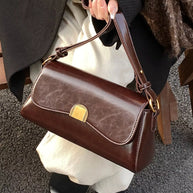 Golden Clasp Shoulder Bag-hand bag-Trendsi-[option4]-[option5]-[option6]-[option7]-[option8]-Shop-Boutique-Clothing-for-Women-Online