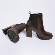 Foxy Faux Leather Croc Chelsea Boots-Rag Company-[option4]-[option5]-[option6]-[option7]-[option8]-Shop-Boutique-Clothing-for-Women-Online