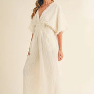 MABLE Fluffy Deep V Neck Wide Leg Jumpsuit-Jumpsuits-Trendsi-[option4]-[option5]-[option6]-[option7]-[option8]-Shop-Boutique-Clothing-for-Women-Online