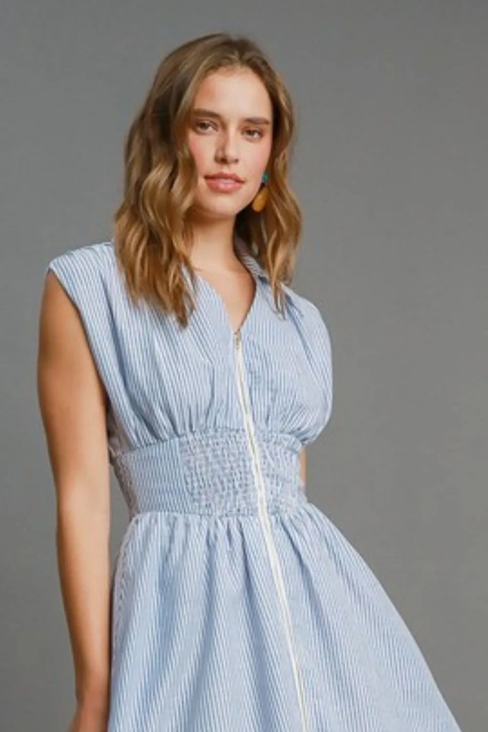 Umgee Full Size Striped Midi Dress with Smocked Waist Plus Size-Dresses-Trendsi-[option4]-[option5]-[option6]-[option7]-[option8]-Shop-Boutique-Clothing-for-Women-Online