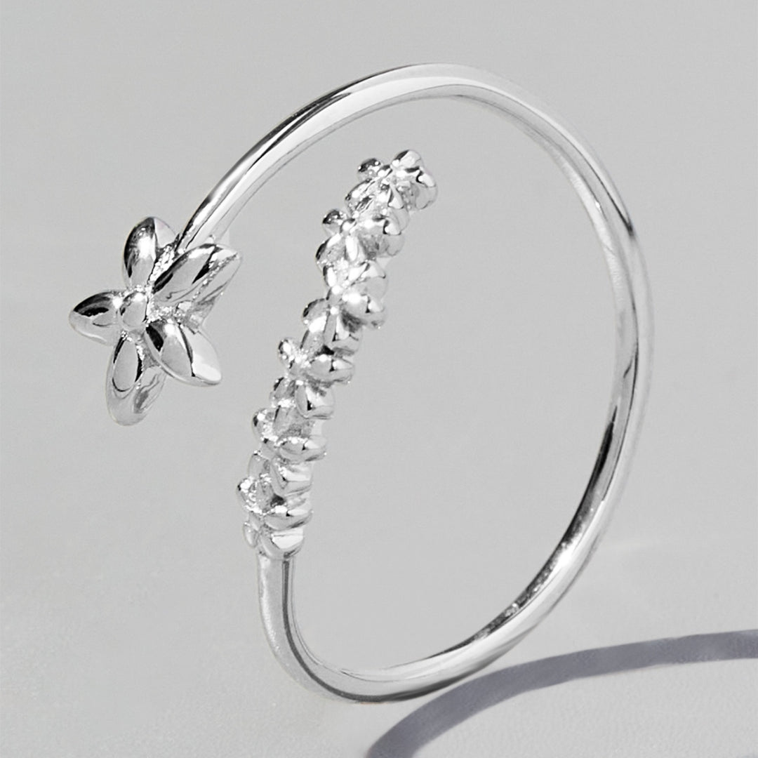 925 Sterling Silver Flower Ring-Trendsi-[option4]-[option5]-[option6]-[option7]-[option8]-Shop-Boutique-Clothing-for-Women-Online