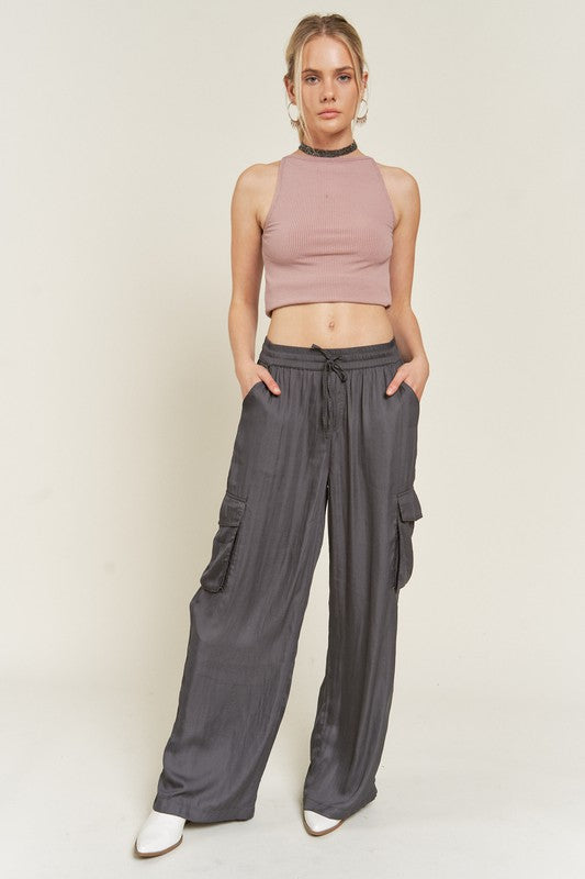 SATIN CARGO PANTS-Jade By Jane-[option4]-[option5]-[option6]-[option7]-[option8]-Shop-Boutique-Clothing-for-Women-Online