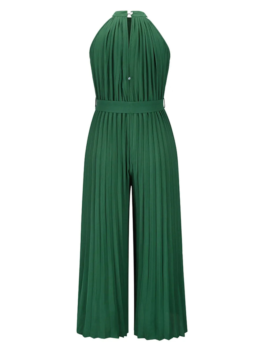 Cutout Tied Pleated Sleeveless Jumpsuit-Sets-Trendsi-[option4]-[option5]-[option6]-[option7]-[option8]-Shop-Boutique-Clothing-for-Women-Online