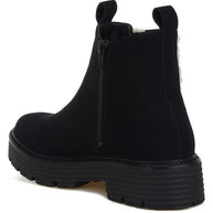 Mothman Faux Fur Detail Chunky Ankle Boots-Rag Company-[option4]-[option5]-[option6]-[option7]-[option8]-Shop-Boutique-Clothing-for-Women-Online