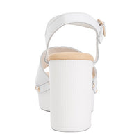 Sawor Recycled Leather High Block Sandals-Rag Company-[option4]-[option5]-[option6]-[option7]-[option8]-Shop-Boutique-Clothing-for-Women-Online