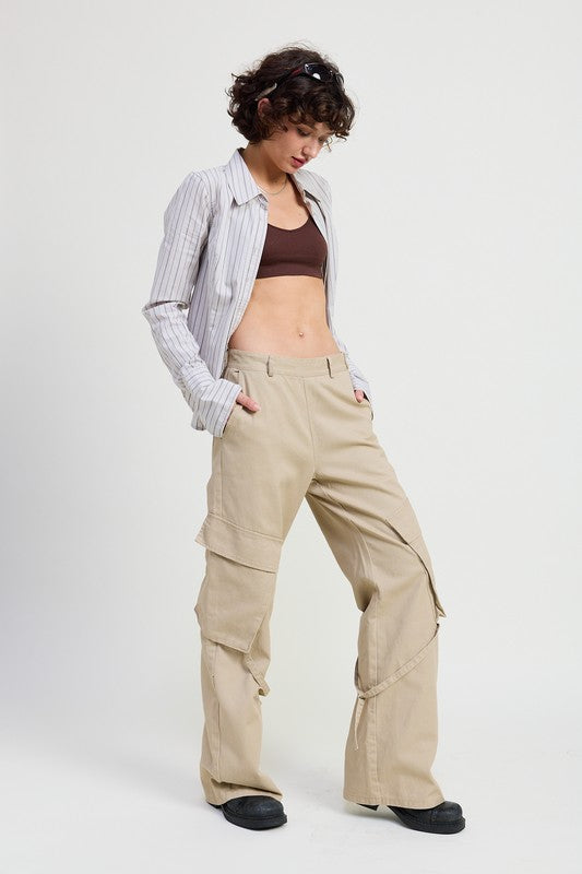 CARGO PANTS WITH POCKET DETAIL-Emory Park-[option4]-[option5]-[option6]-[option7]-[option8]-Shop-Boutique-Clothing-for-Women-Online